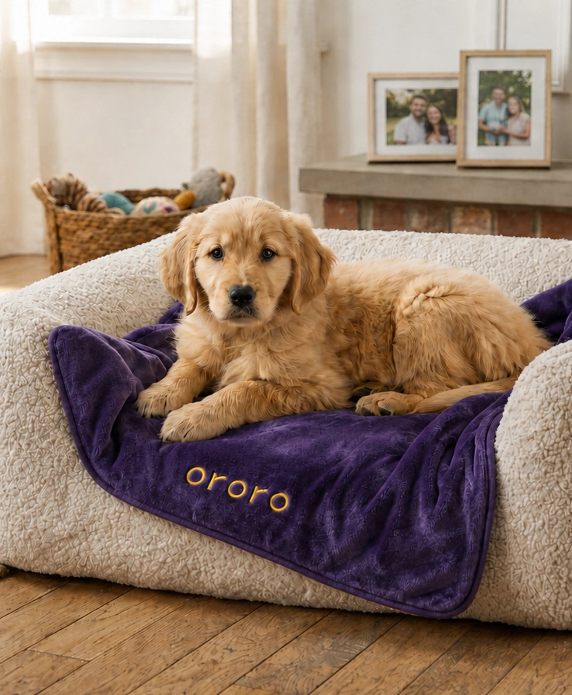 Kozzzy 2-Zone Heated Pet Blanket - violet