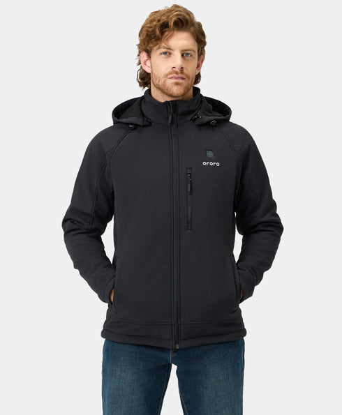 Paragon Men's Heated Jacket - Black ,view 1