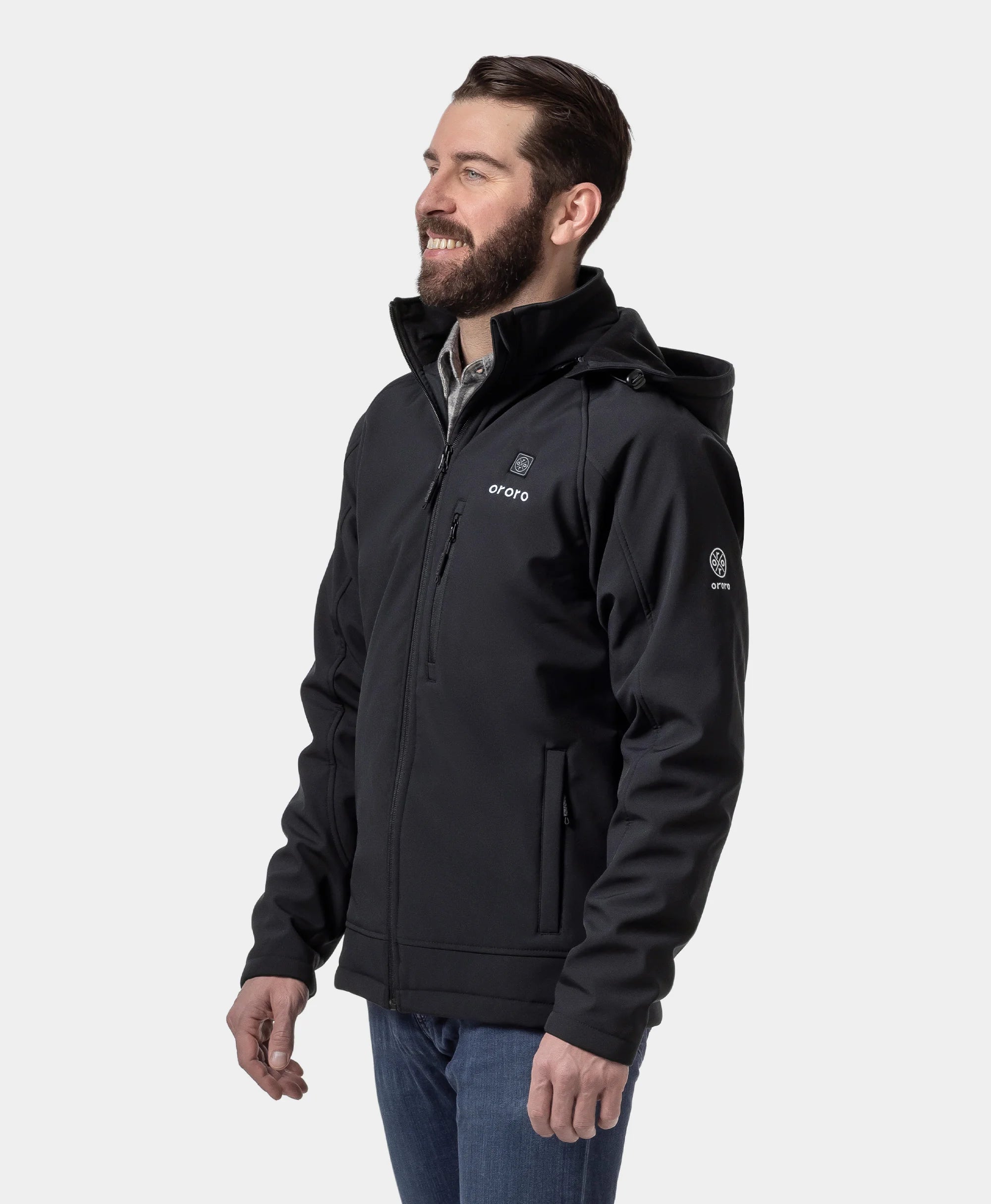 Paragon Men's Heated Jacket - Black, Thumbnail 8
