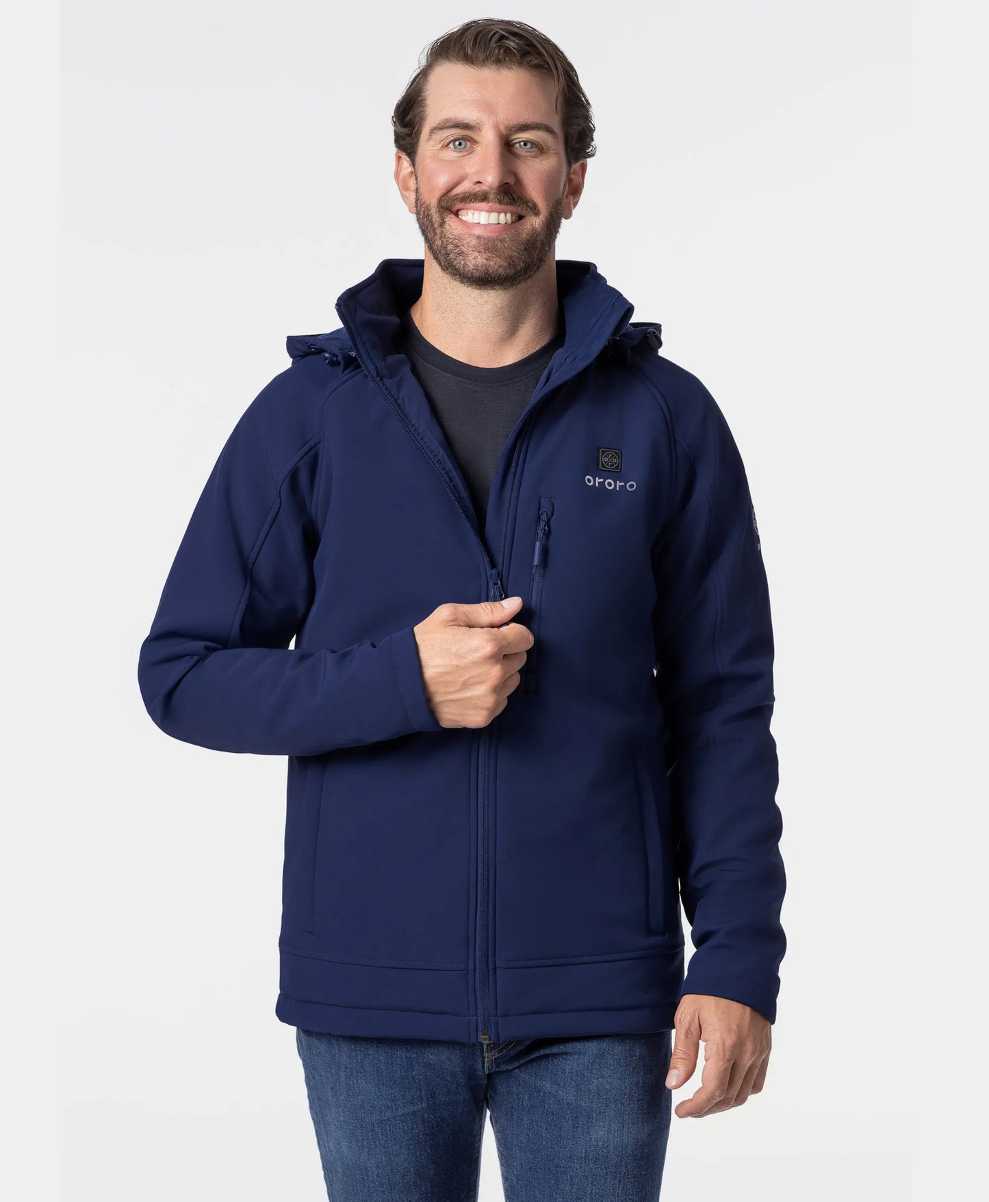 Paragon Men's Heated Jacket Blue