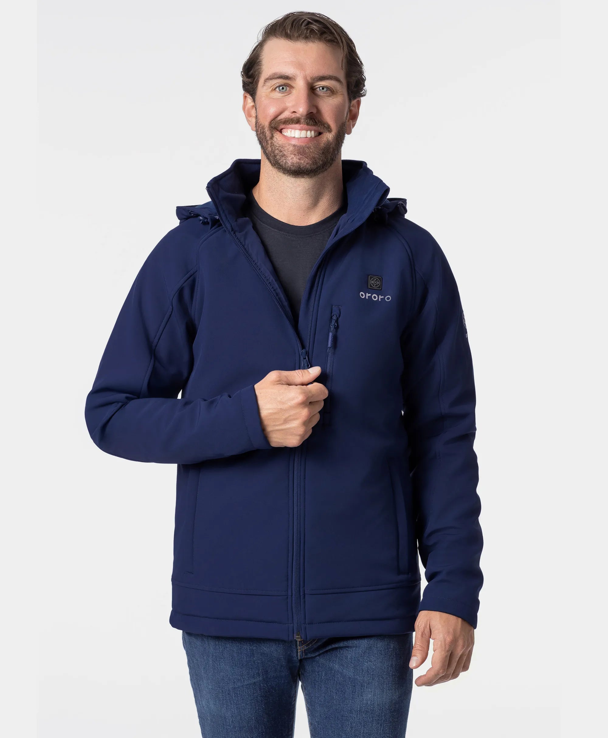 Paragon Men's Heated Jacket Blue