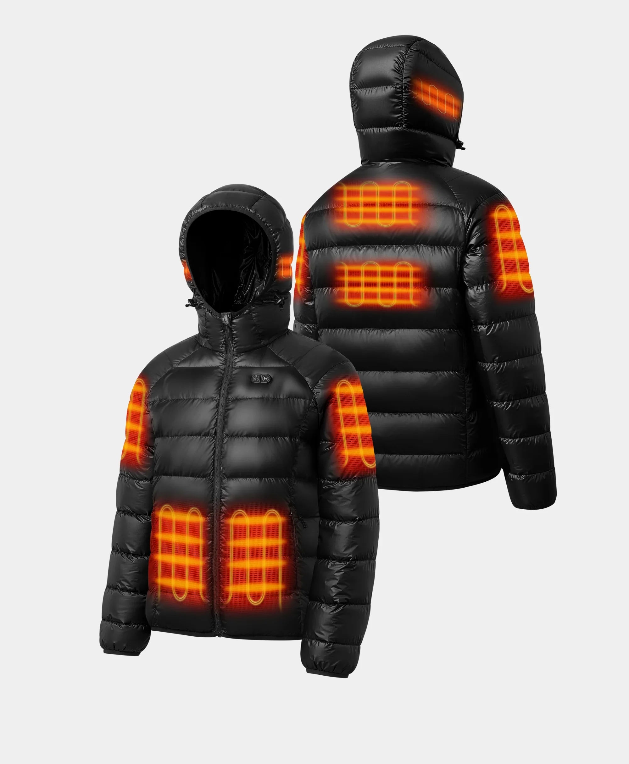 Men's 8-Zone Packable Heated Down Jacket