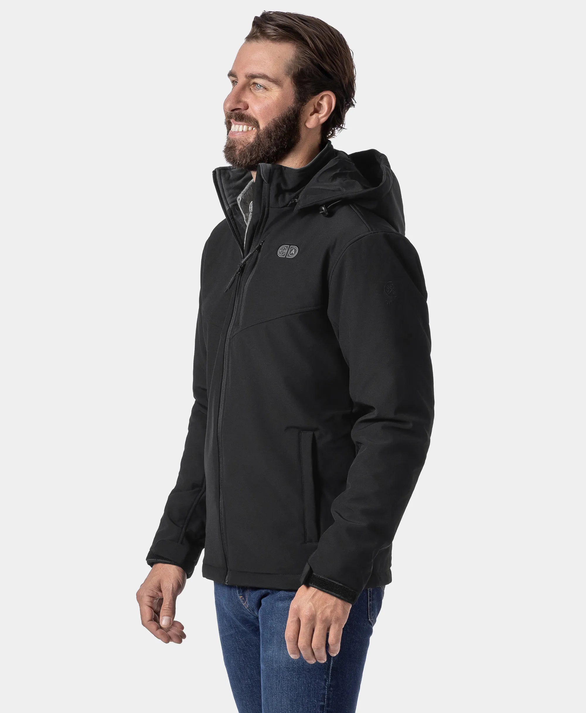 Men's Dual Control Heated Jacket with 5 Heating Zones (Pocket Heating), Thumbnail 4