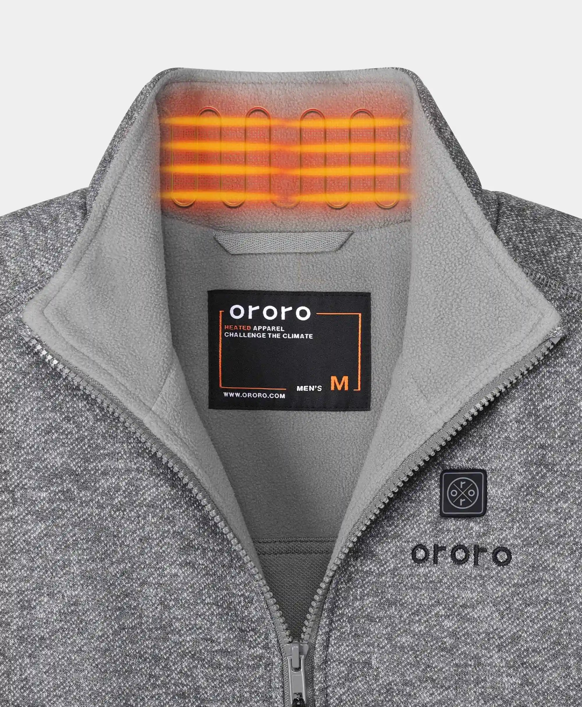 Men's Heated Full-Zip Fleece Jacket (4 Heating Zones), Thumbnail 16