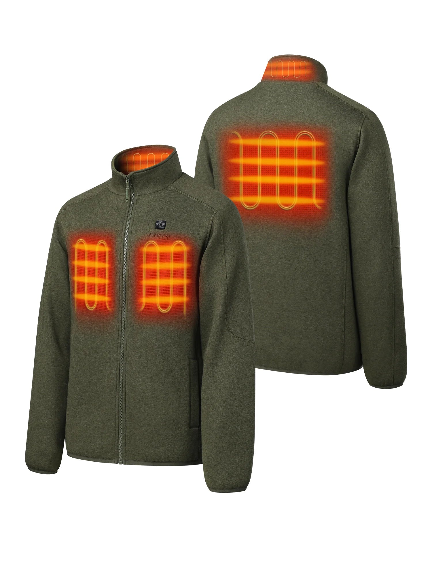 Men's Heated Full-Zip Fleece Jacket (4 Heating Zones), Thumbnail 19