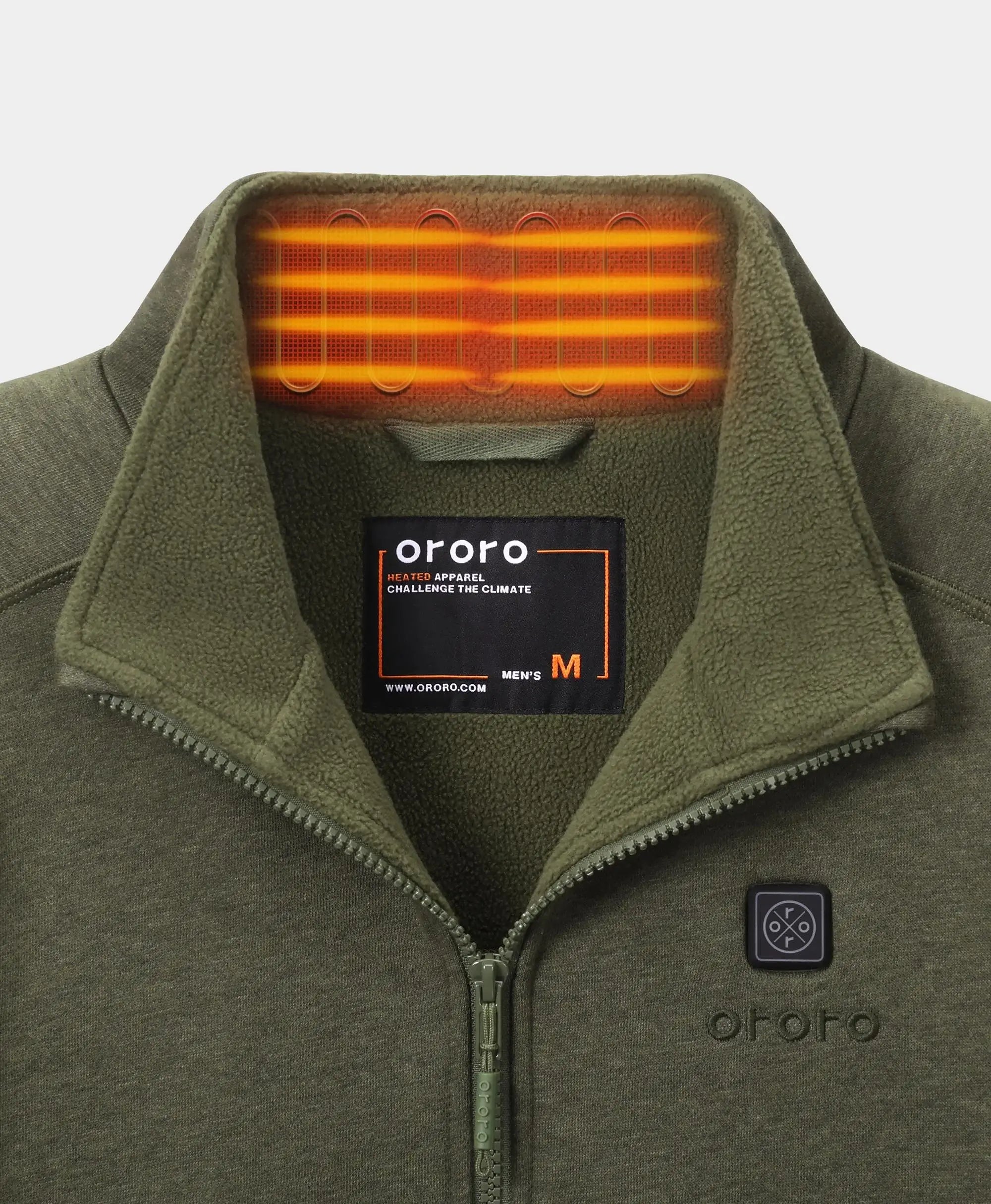 Men's Heated Full-Zip Fleece Jacket (4 Heating Zones), Thumbnail 22
