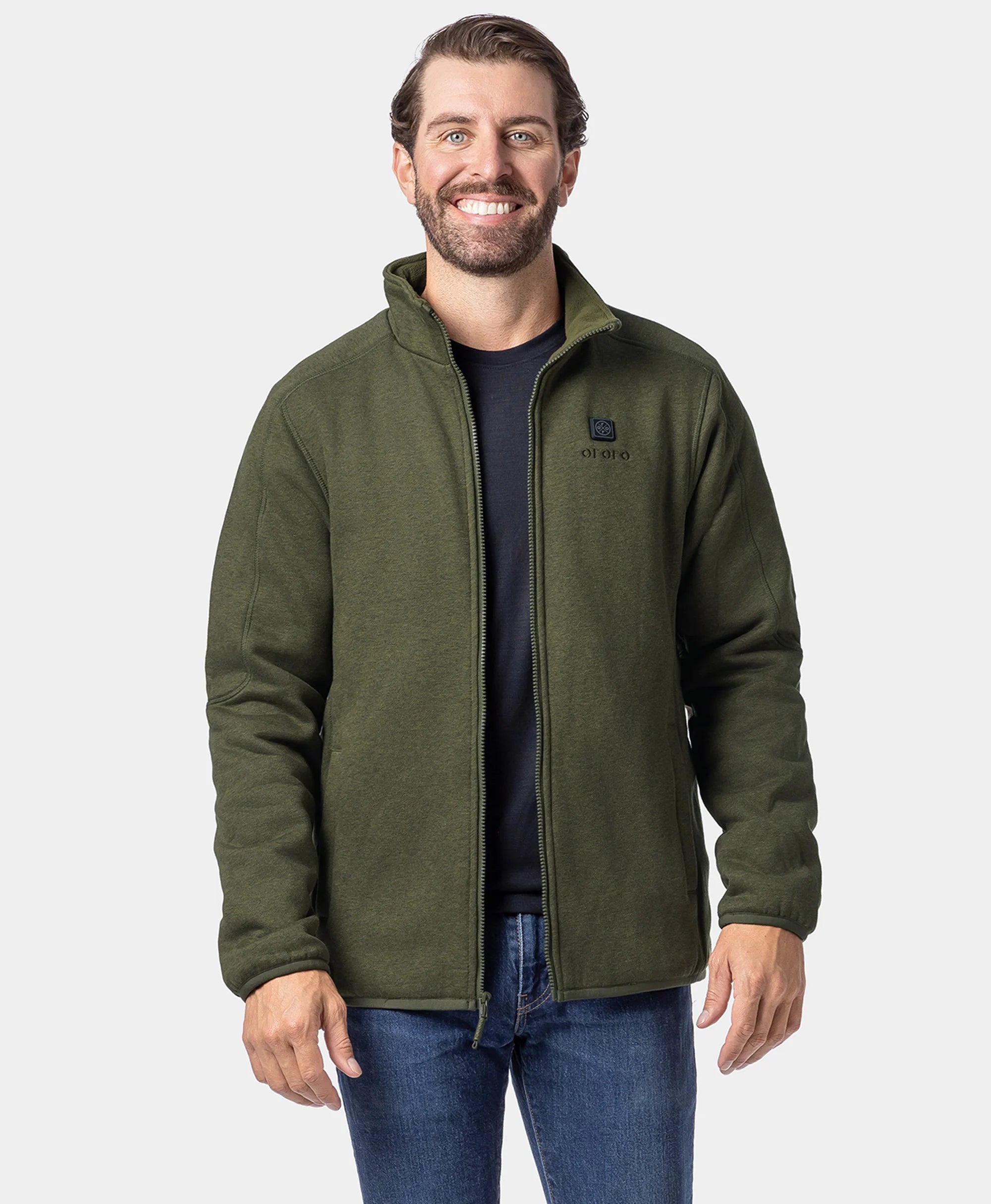 Men's Heated Full-Zip Fleece Jacket (4 Heating Zones), Thumbnail 20