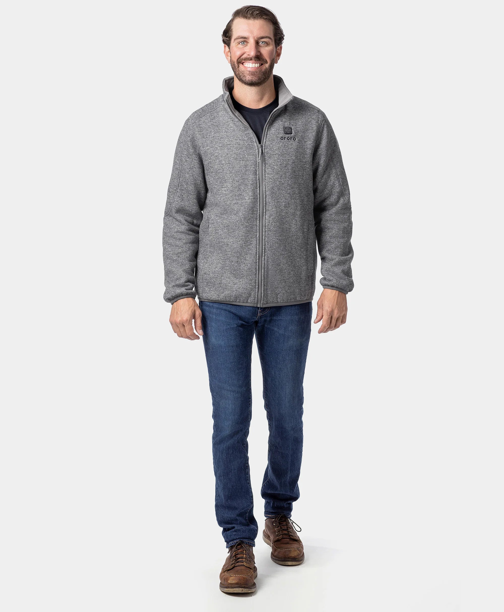 Men's Heated Full-Zip Fleece Jacket (4 Heating Zones), Thumbnail 14