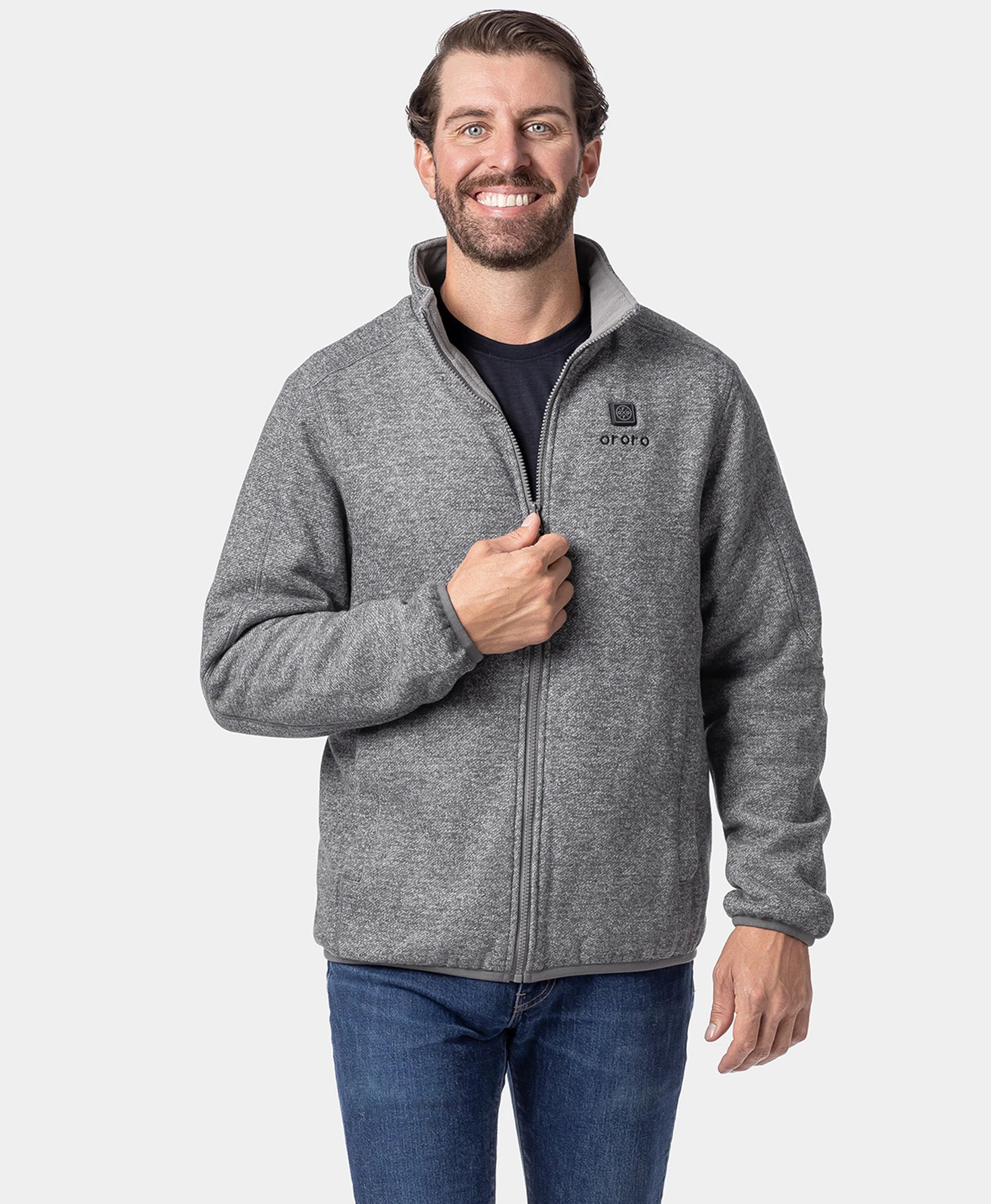 Men's Heated Full-Zip Fleece Jacket (4 Heating Zones), Thumbnail 11