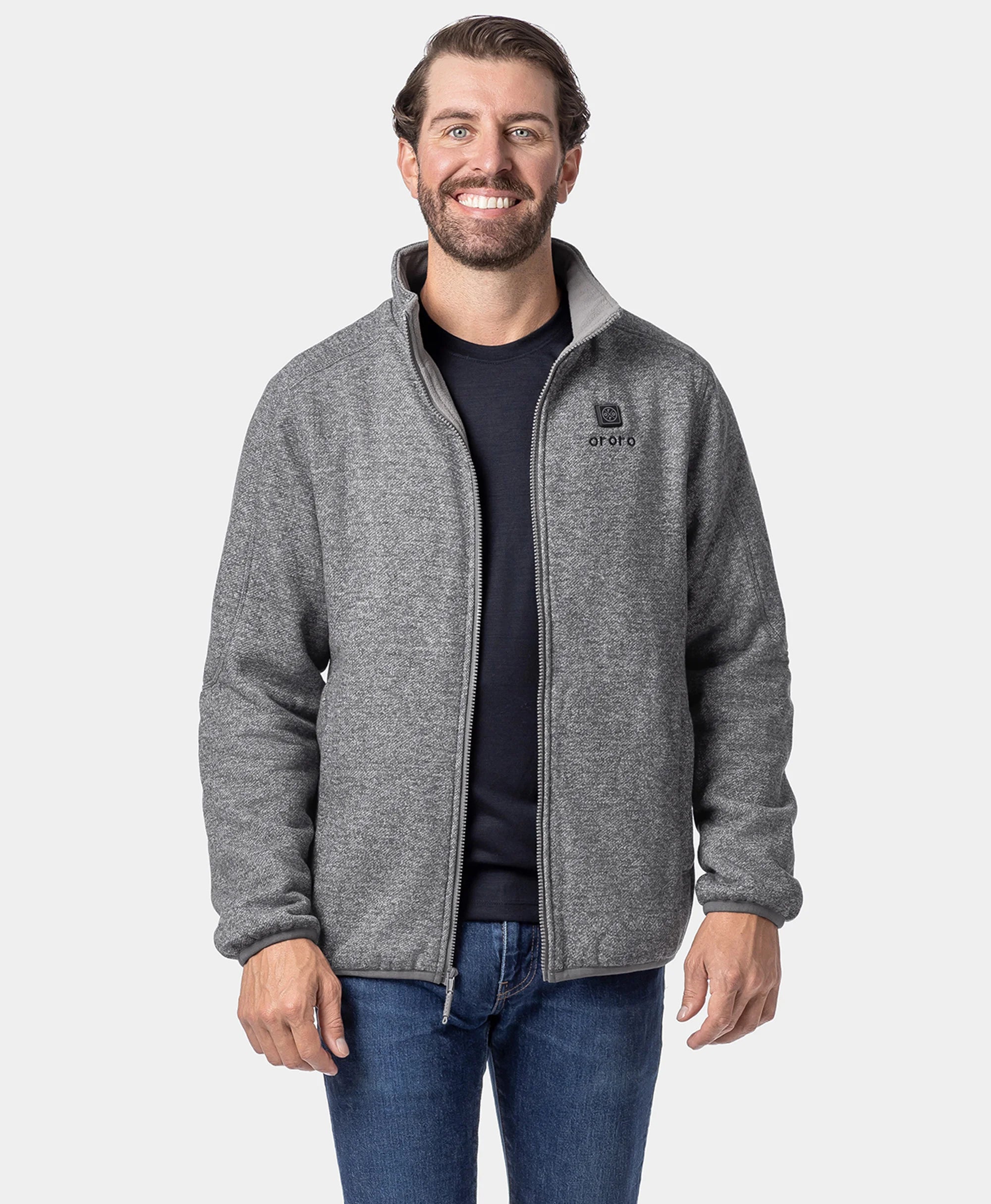 Men's Heated Full-Zip Fleece Jacket (4 Heating Zones), Thumbnail 13
