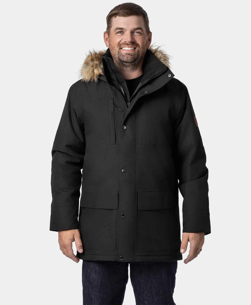 Gstaad Men's 4-Zone Heated Parka Jacket ,view 1