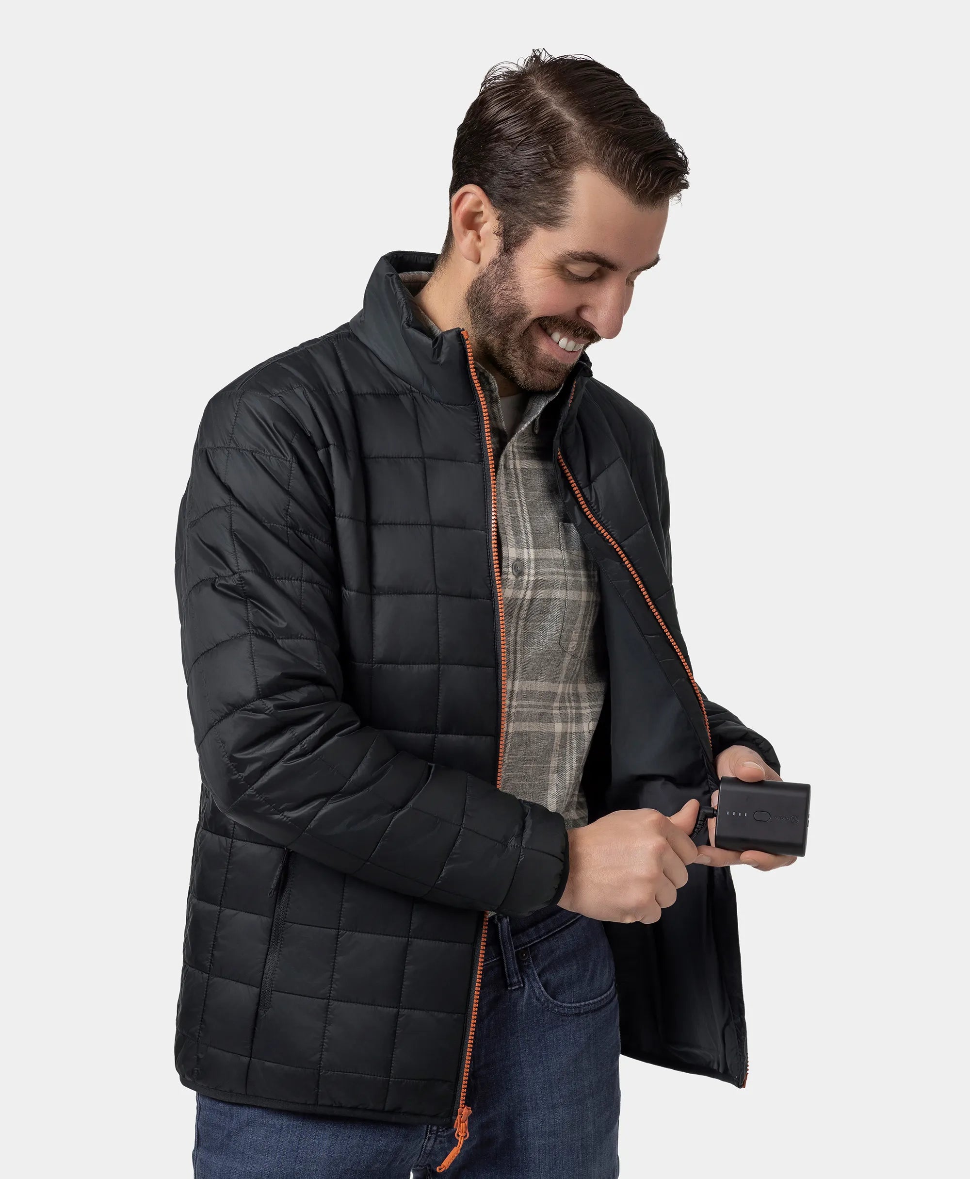 Prism Men's 4-Zone Heated Quilted Jacket, Thumbnail 5