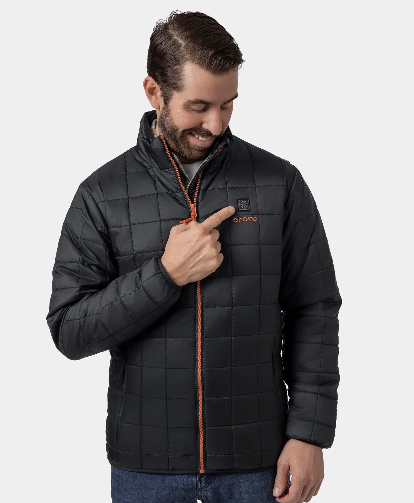 Prism Men's 4-Zone Heated Quilted Jacket