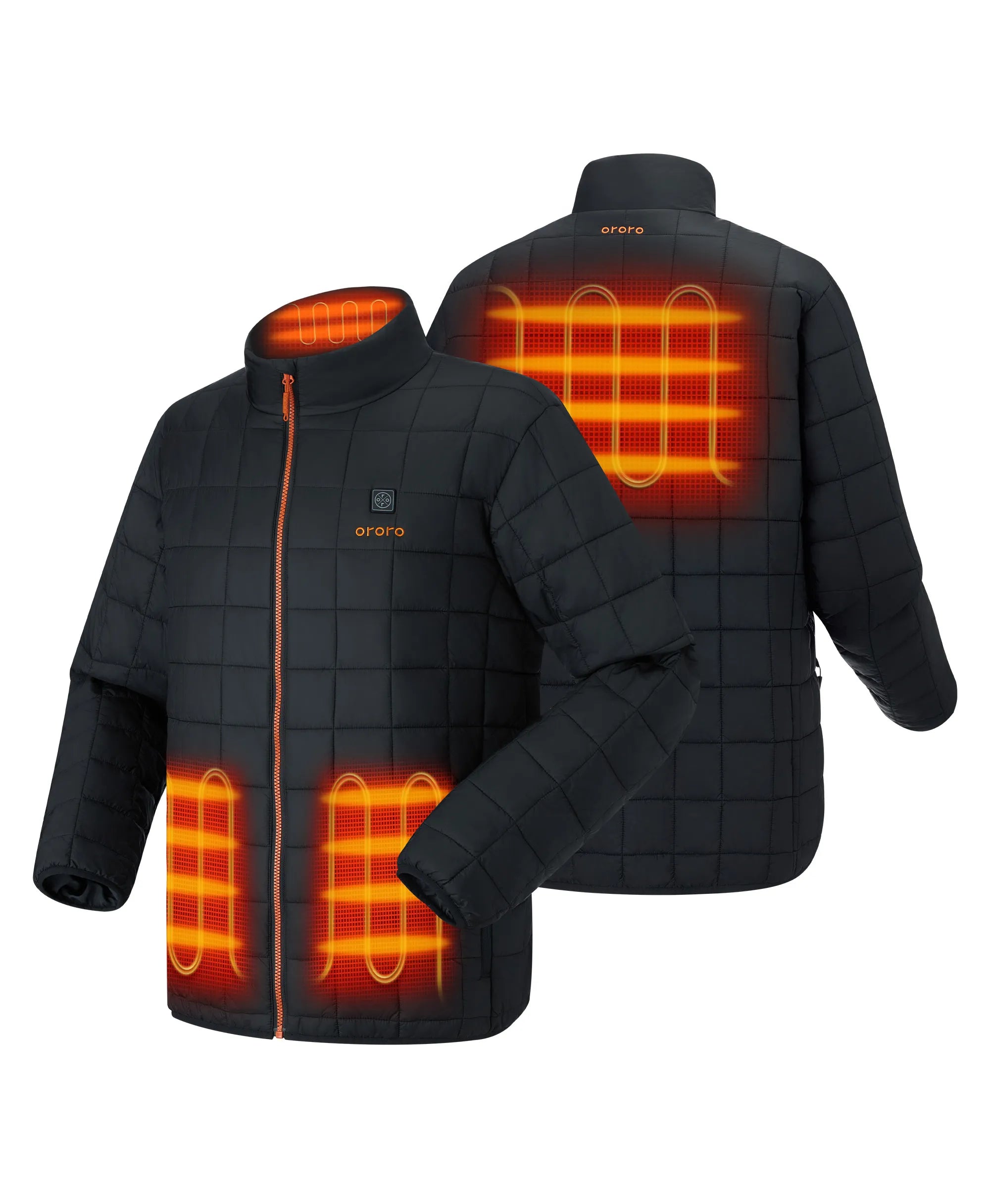 Prism Men's 4-Zone Heated Quilted Jacket, Thumbnail 2