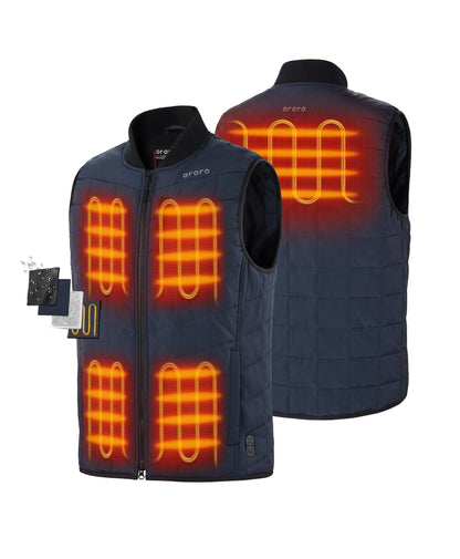 Scranton Men's 5-Zone Insulated Heated Bomber Vest