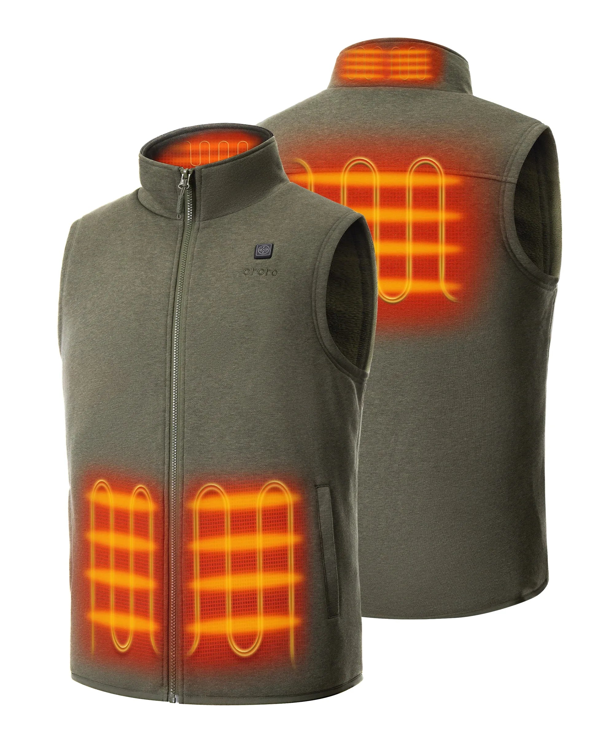 Men's Heated Fleece Vest (4 Heating Zones), Thumbnail 38