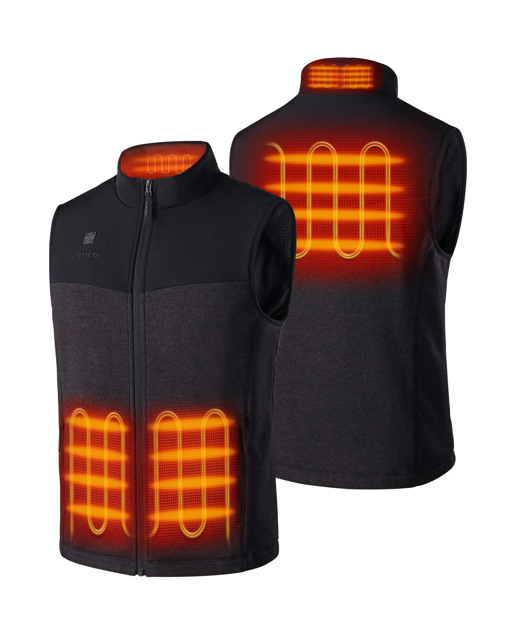 Augusta Men's Heated Sweater Fleece Vest, Thumbnail 16