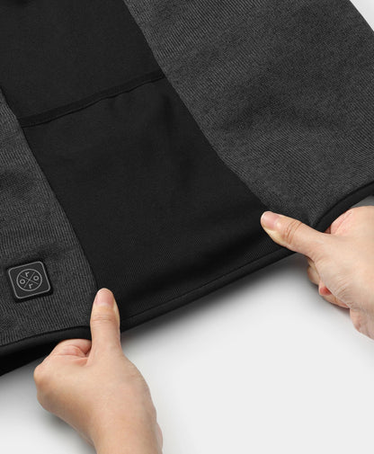 Men's 4-Zone Heated Fleece V-Neck Liner Vest