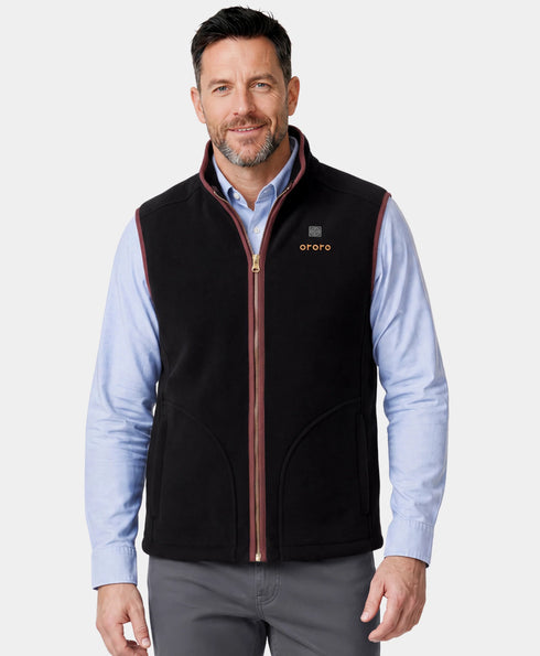 Ascot Men's 4-Zone Heated Wool Vest ,view 1