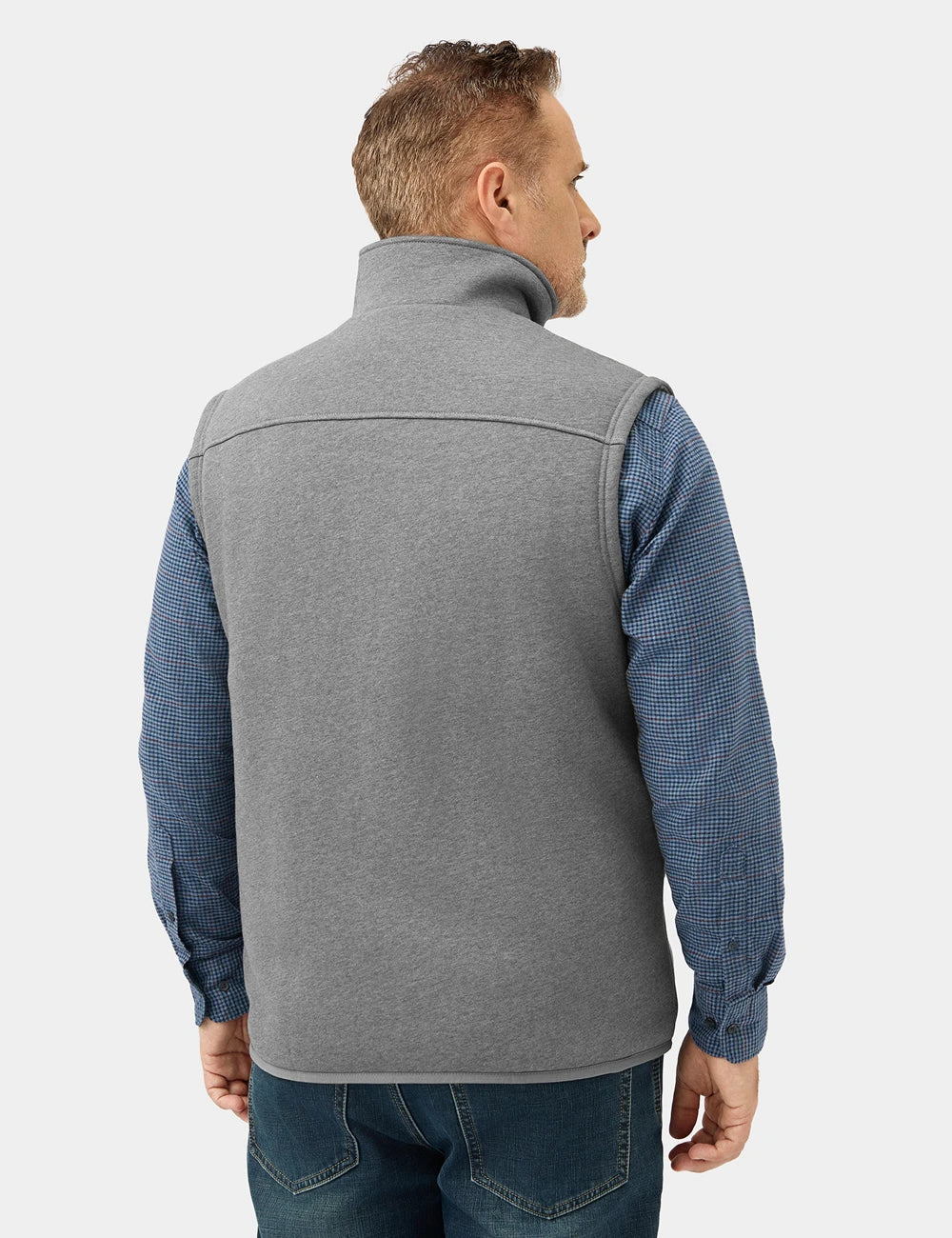 Men's Heated Fleece Vest, Thumbnail 18