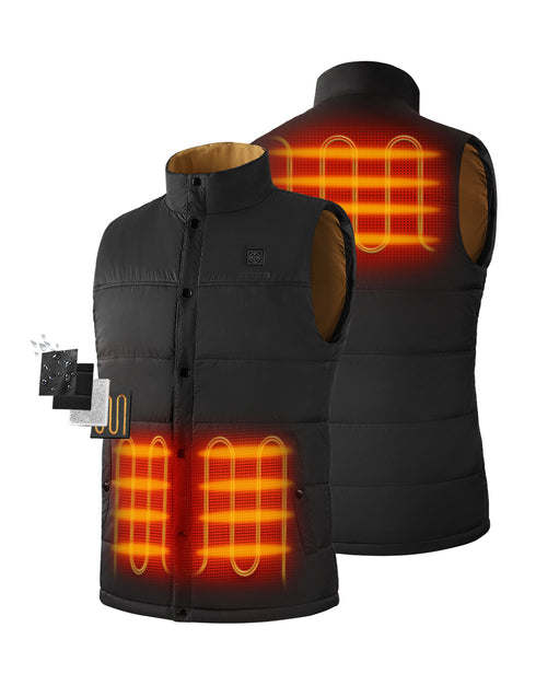 PuffLyte Men's 3-Zone Heated Lightweight Vest view 2