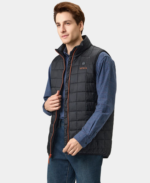 Prism Men's 4-Zone Heated Quilted Vest ,view 1