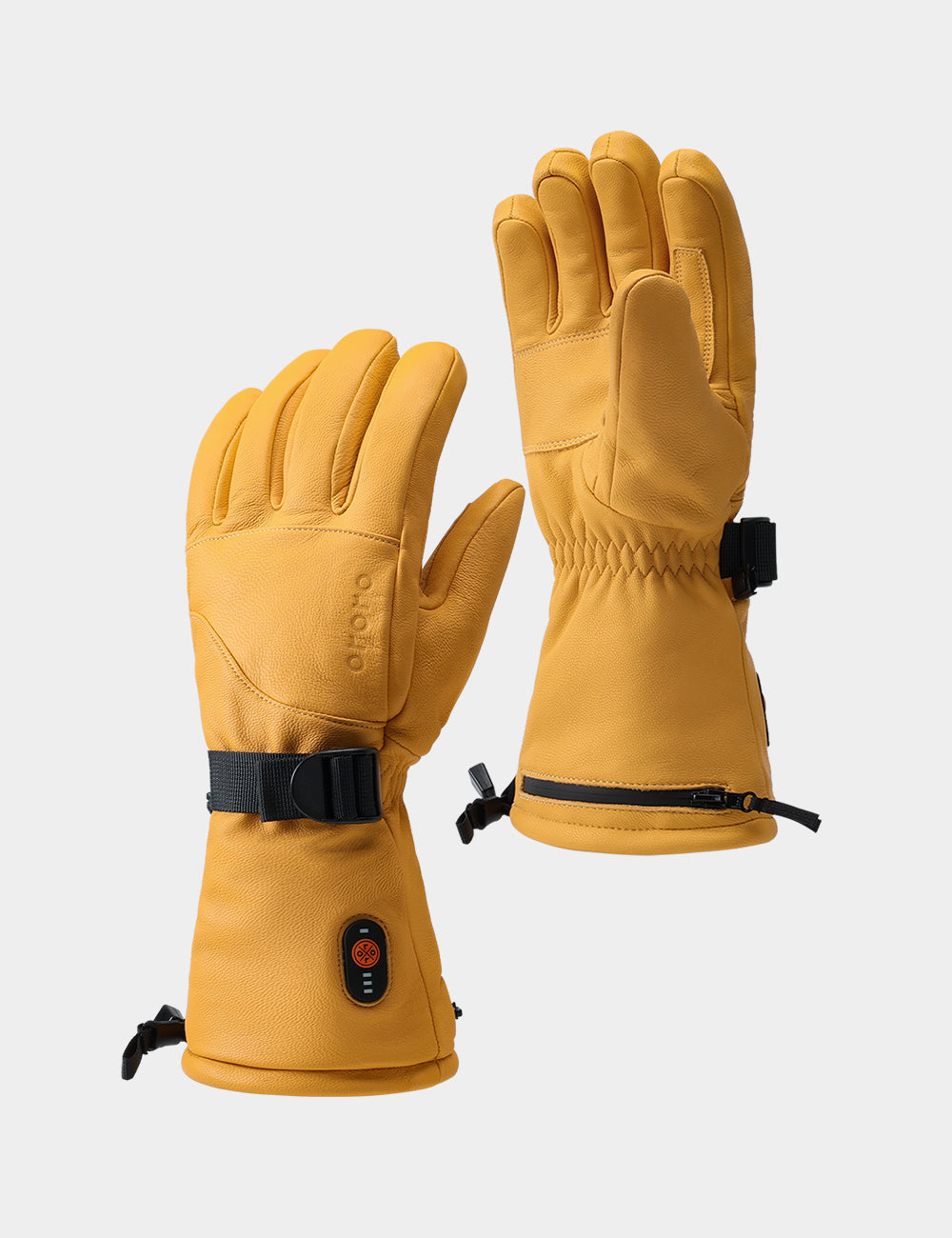 Boise Unisex Heated Full Leather Gloves