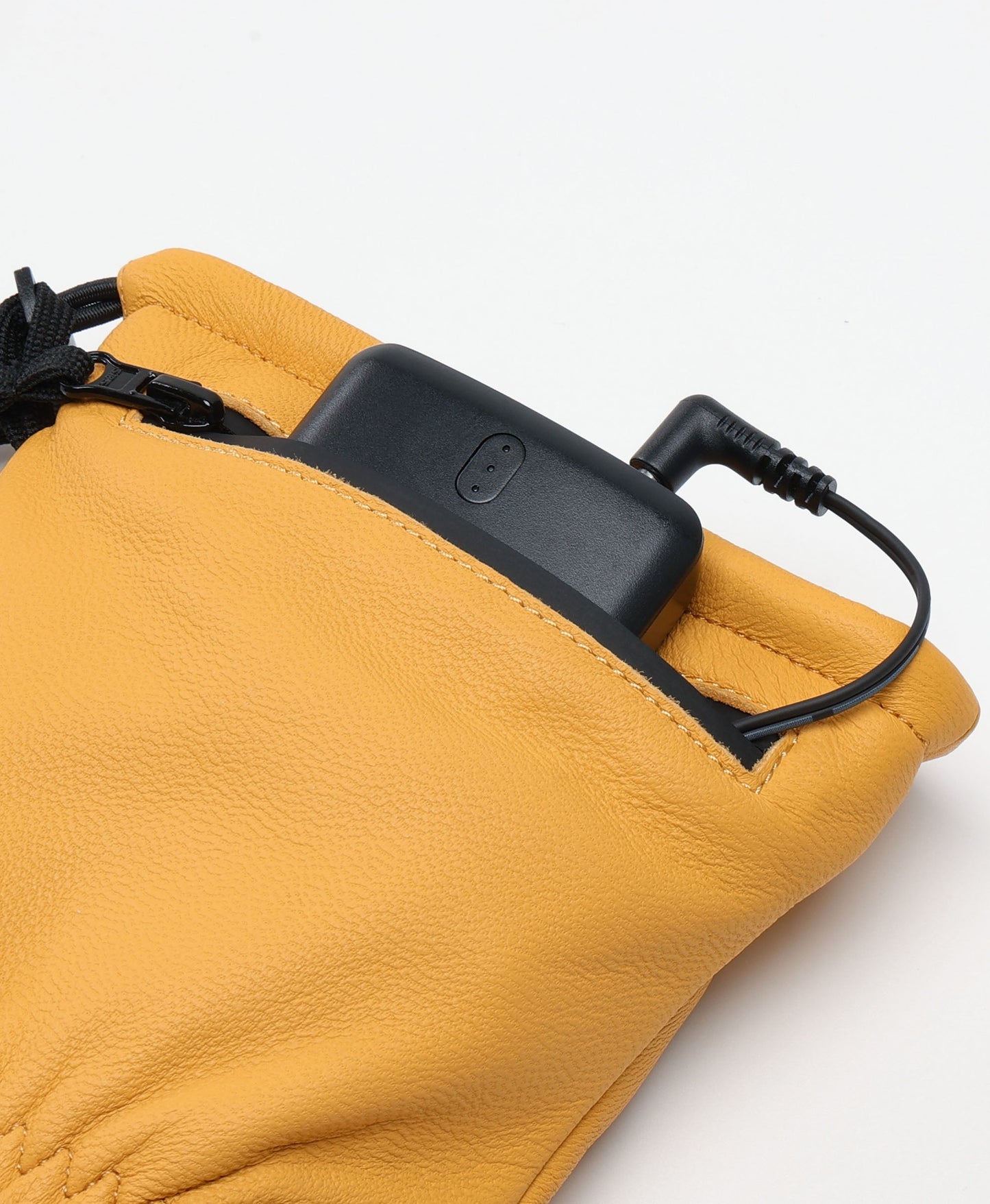 waterproof zipper shields the battery