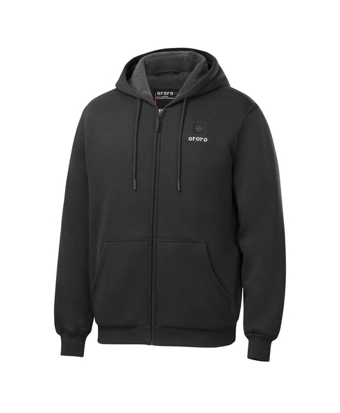 Element Unisex 4-Zone Fleece Heated Hoodie ,view 1