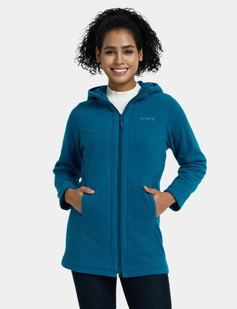 Felicity Women's Heated Fleece Hoodie Jacket view 1