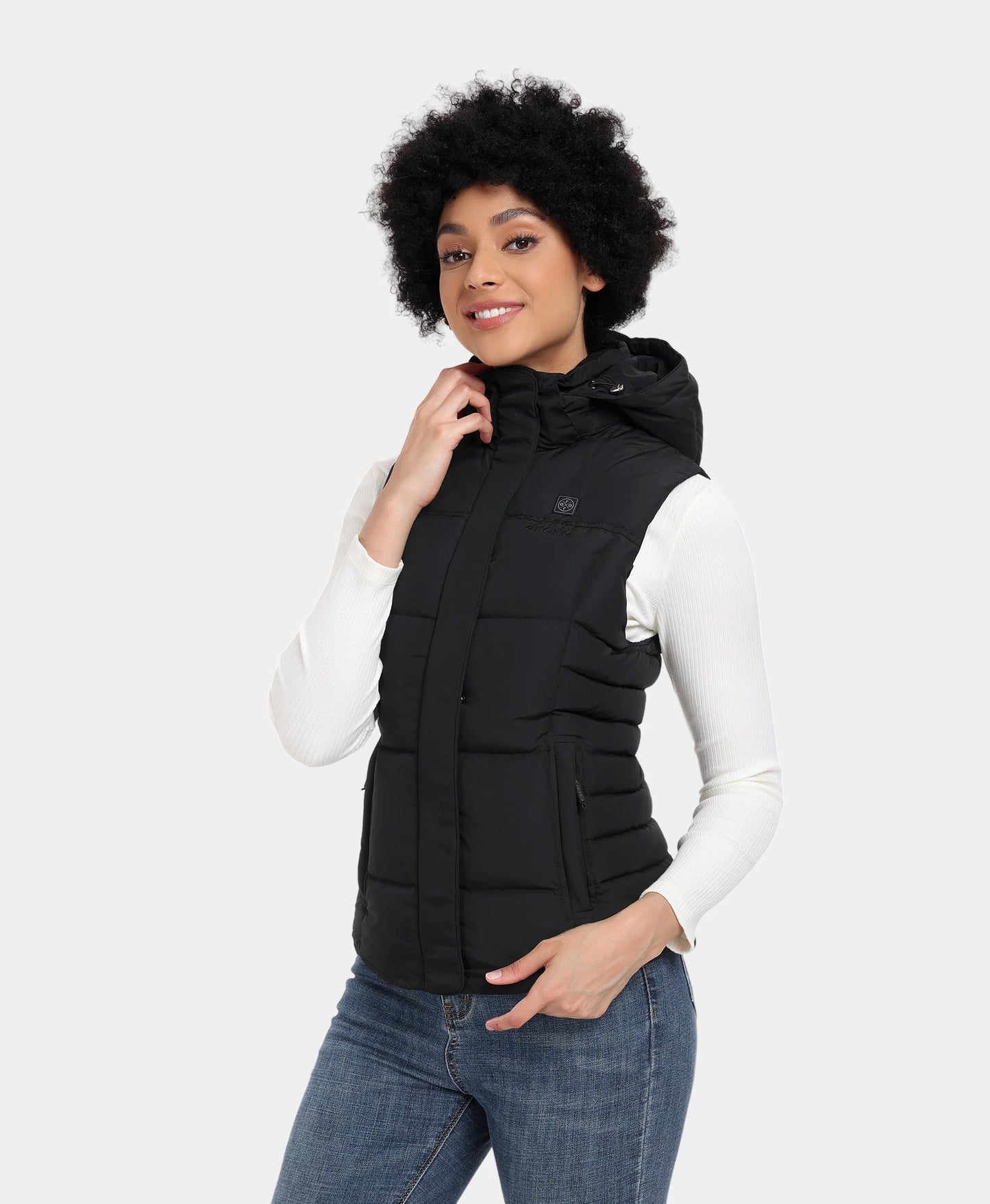 Women's Heated Down Vest - Slim Fit