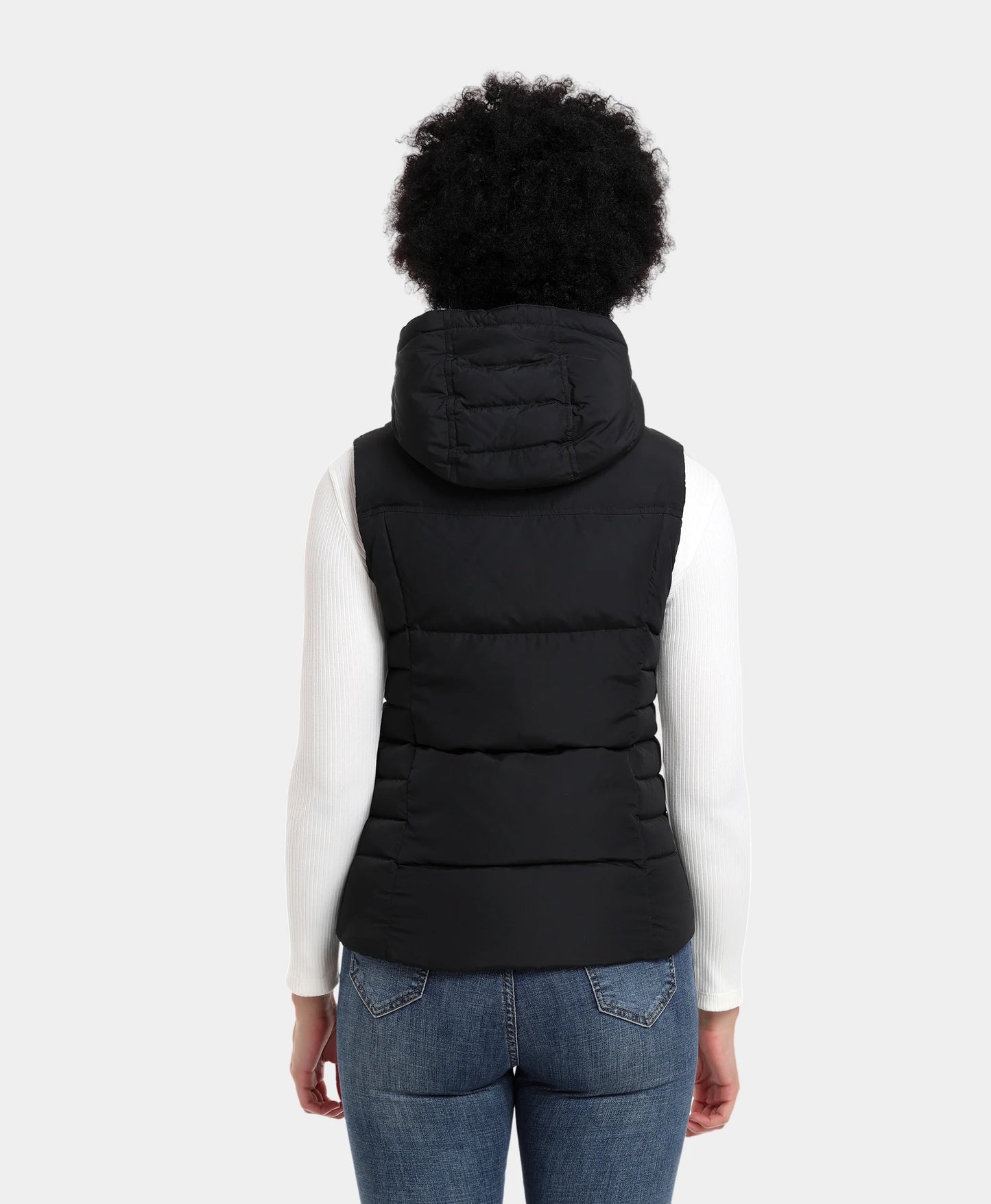 Women's Heated Down Vest - Slim Fit