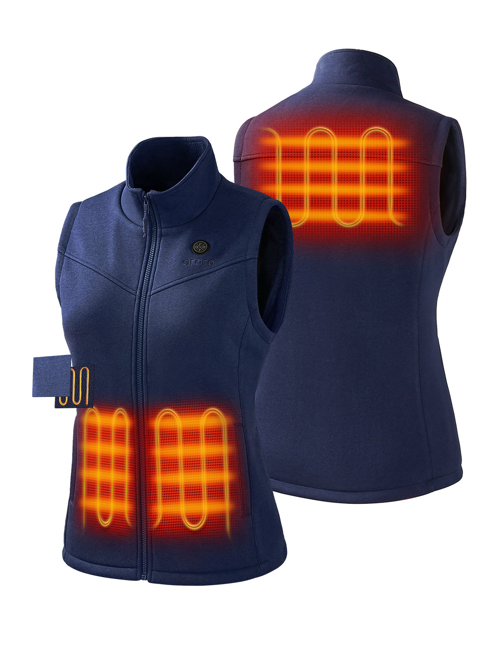 Women's Heated Fleece Vest - New Colors