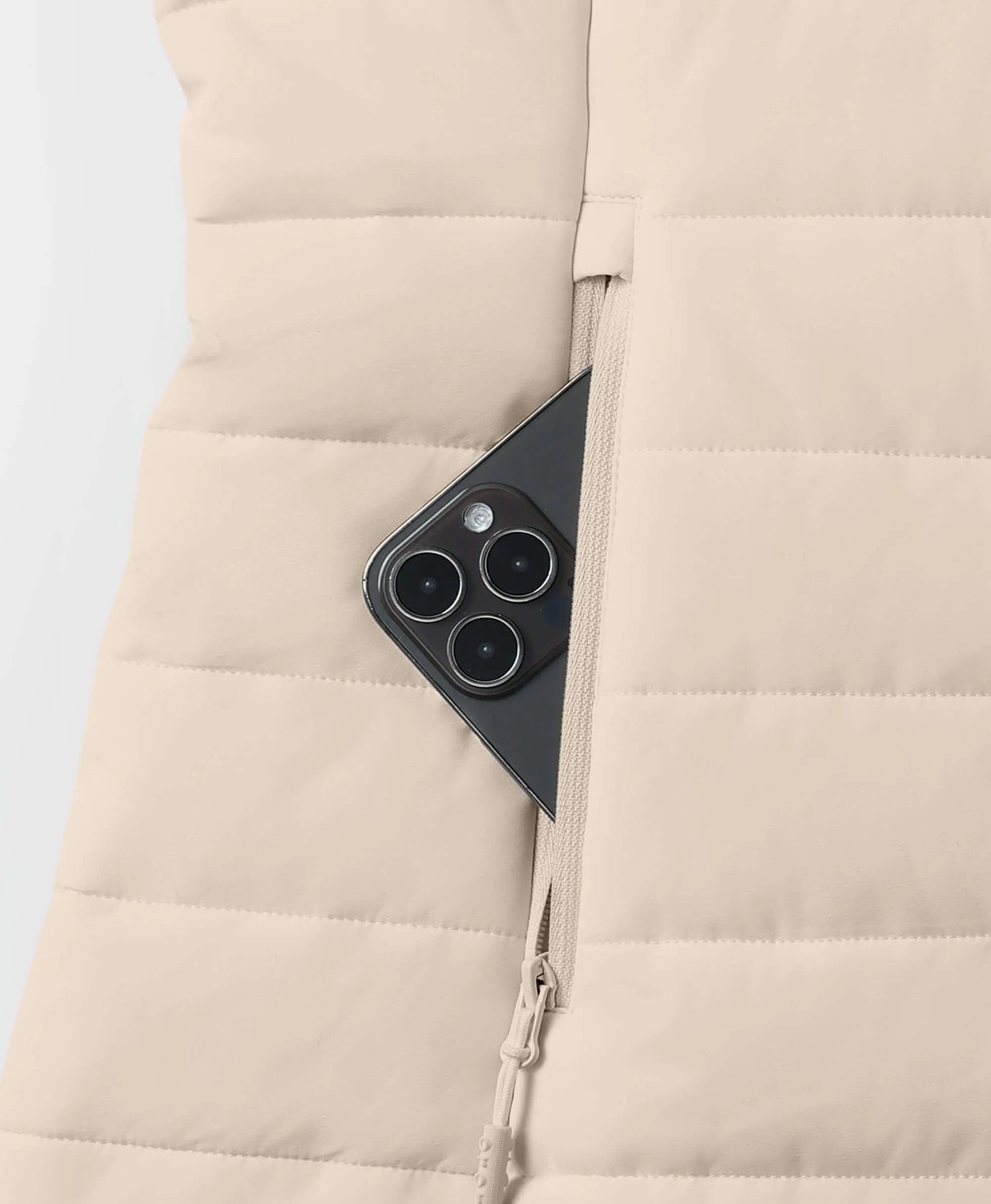 "Tribeca" Women's Heated Long Puffer Vest - New Colors, Thumbnail 6