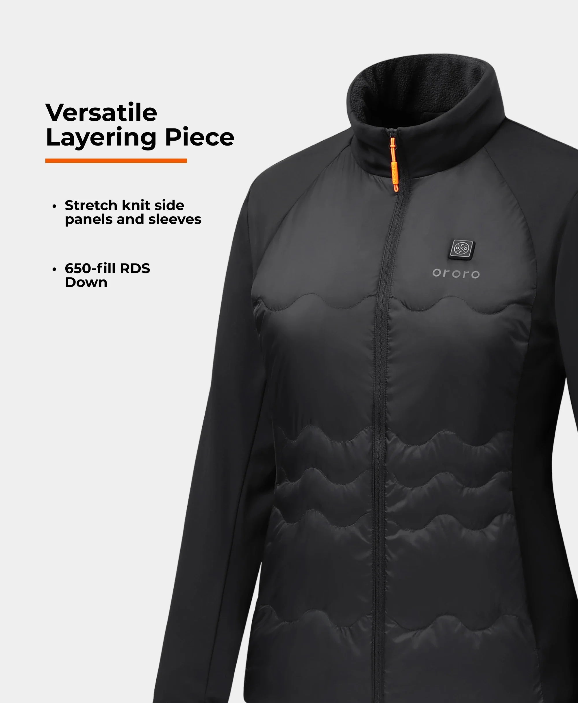 Verbier Women's 4-Zone Heated Down Jacket, Thumbnail 6