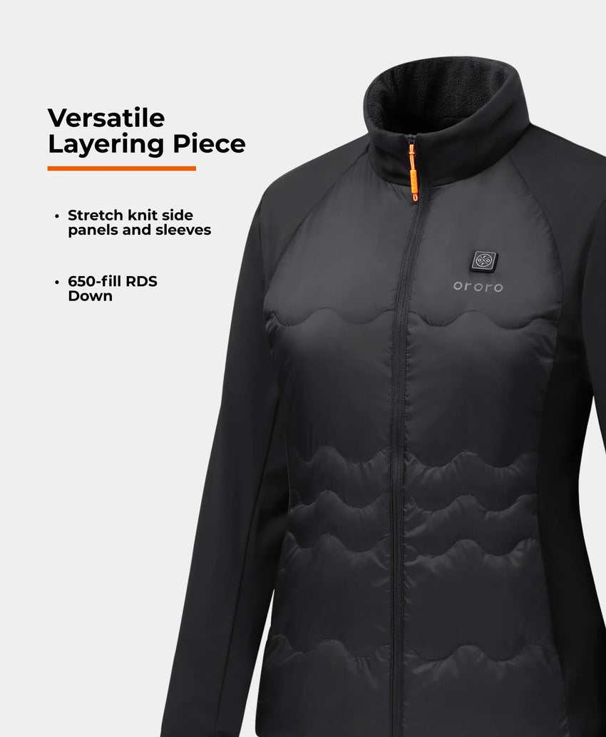 Verbier Women's 4-Zone Heated Down Jacket, Gallery 6