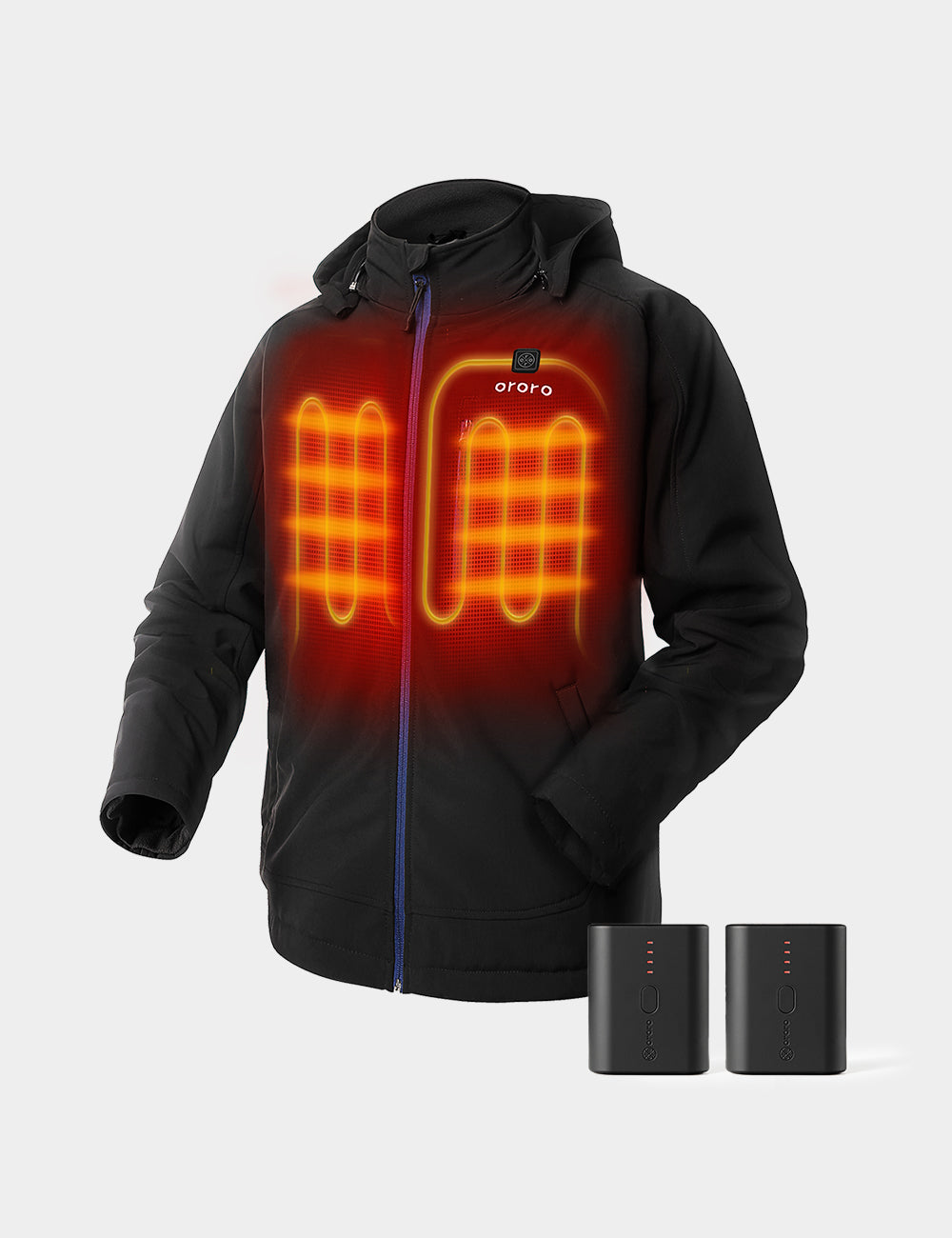 Bundle Deal - Men's Classic Heated Jacket & Extra  Mini 5K Battery