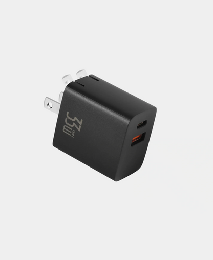 33W Dual Port Battery Charger (US / CA Plug)
