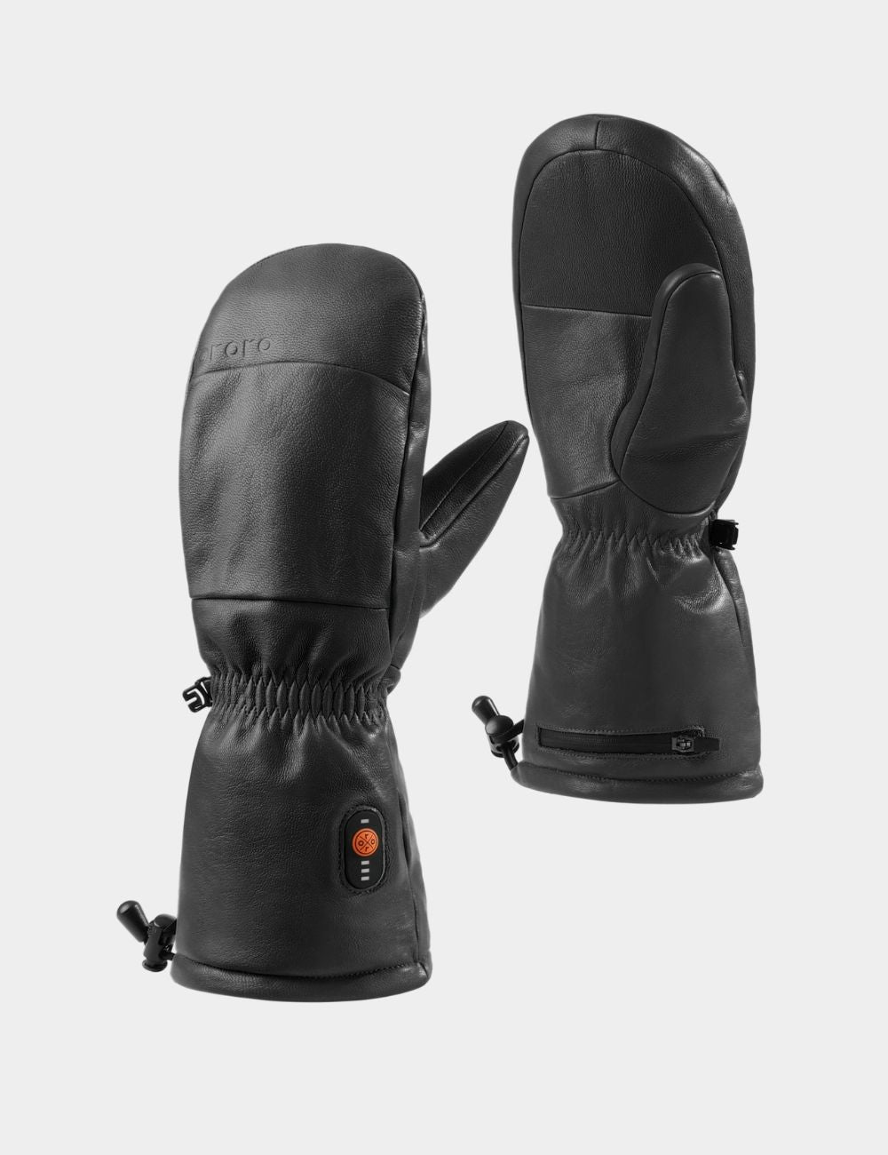 "Duluth" Unisex Heated Leather Chopper Mittens