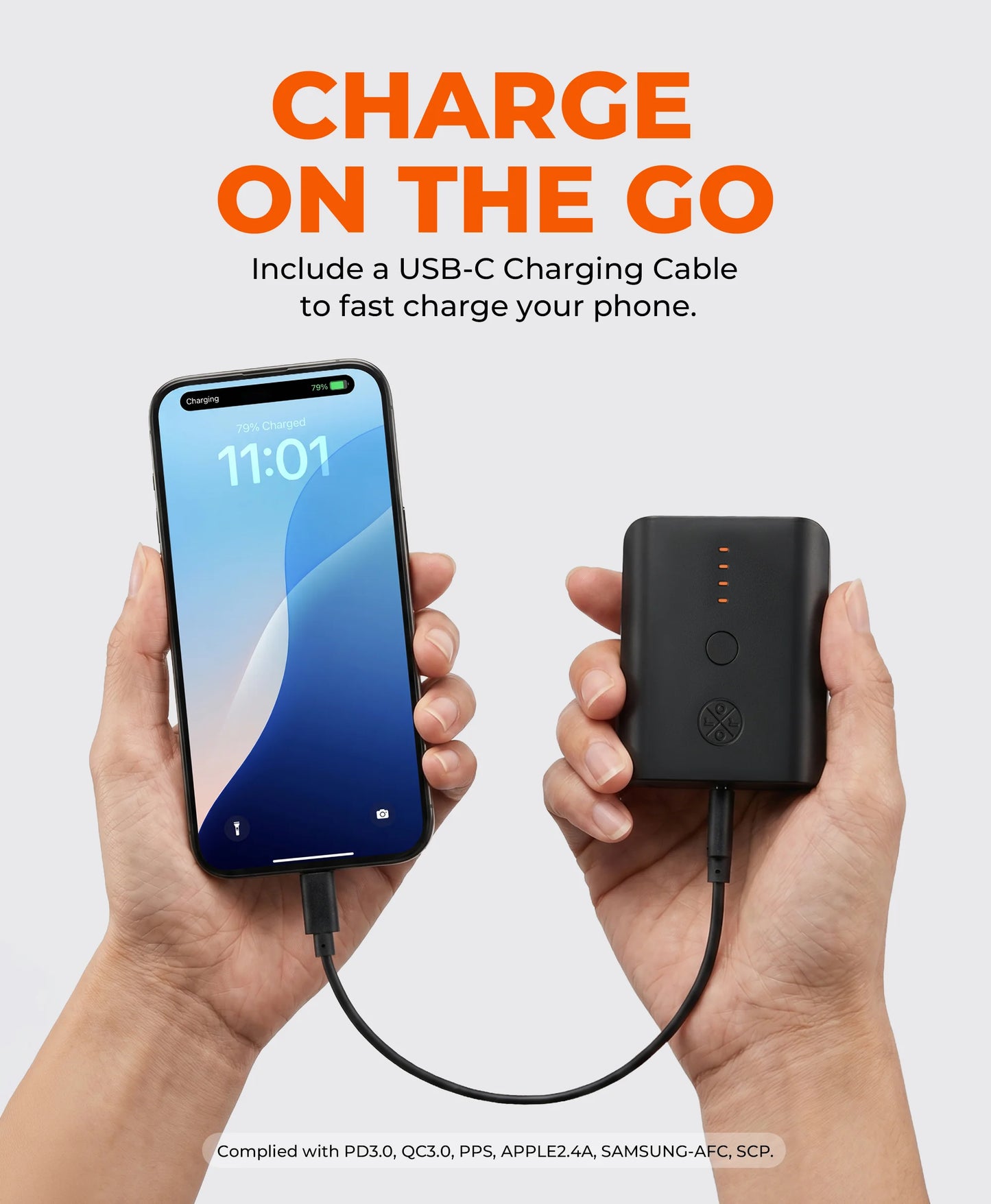 PD 5K Rechargeable Battery for Heated Apparel (USB-C, 24W Power Delivery)