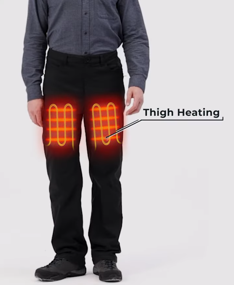 Pantalon décontracté chauffant Hudson pour hommes, Thumbnail 3