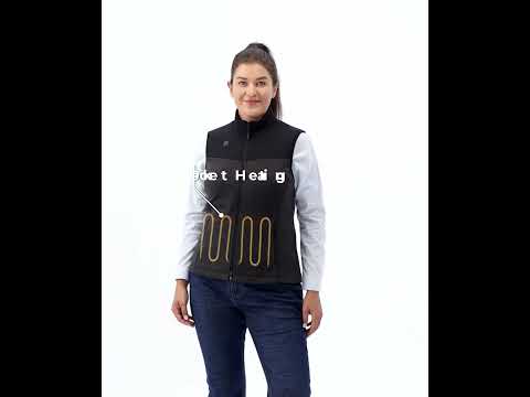 Augusta Women's Heated Sweater Fleece Vest, Gallery 3