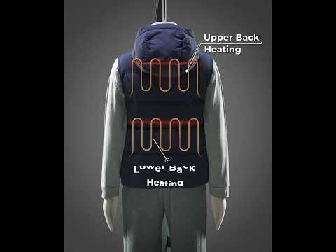 Kids' 4-Zone Hooded Heated Down Vest