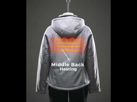 Women's Heated Jacket (4 Heating Zones), Thumbnail 14