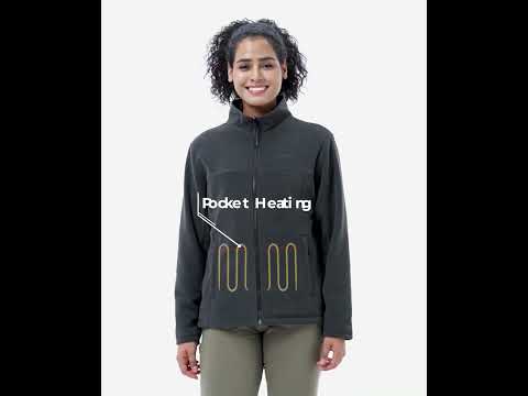 River Ridge Women's  3-in-1 Heated Jacket with Fleece Liner, Gallery 11