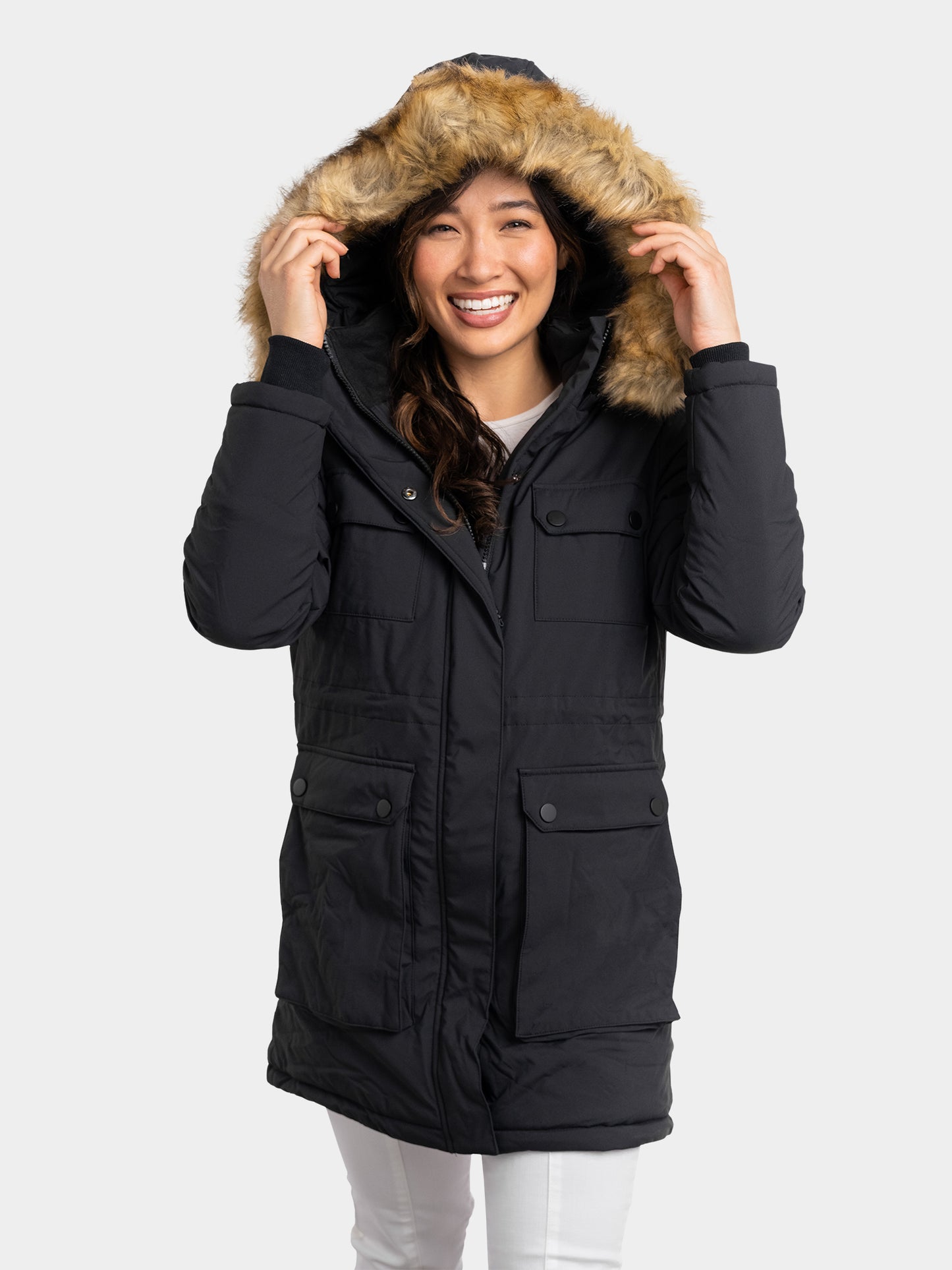 Women's Thermolite? Heated Parka - Black