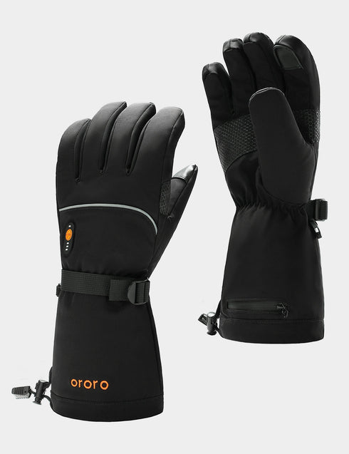 Unisex Heated Gloves - Black view 1