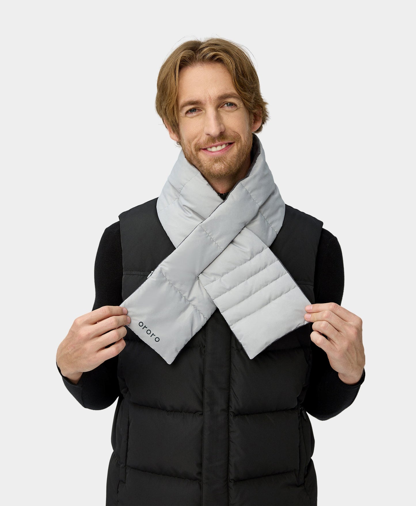 Unisex Heated Puffer Down Scarf