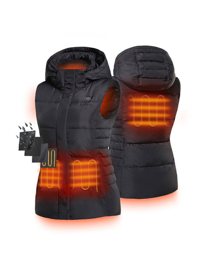 (Open-box) Women's Heated Down Vest - Slim Fit