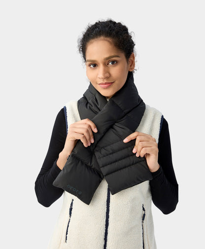 Unisex Heated Puffer Down Scarf